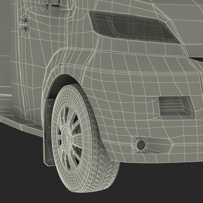 Motorhome Generic Rigged 3D model