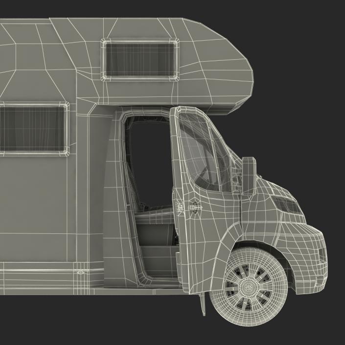 Motorhome Generic Rigged 3D model