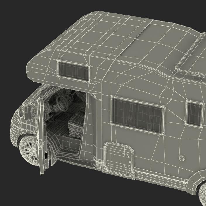 Motorhome Generic Rigged 3D model