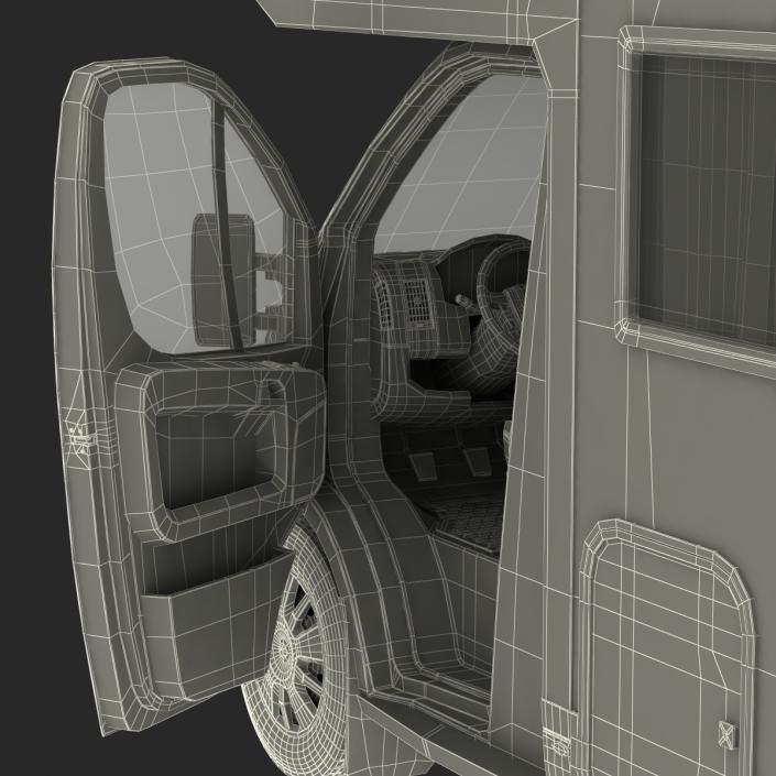 Motorhome Generic Rigged 3D model