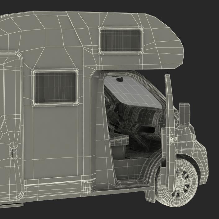 Motorhome Generic Rigged 3D model