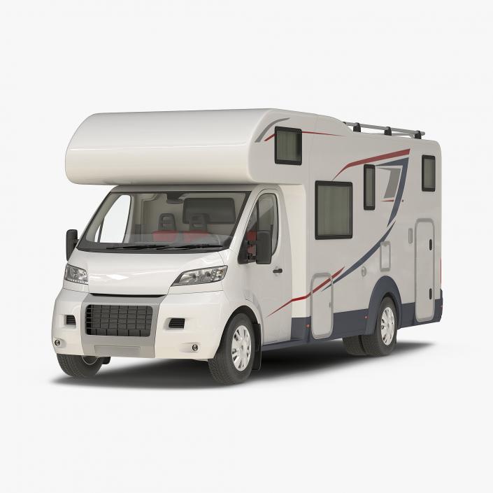 3D Motorhome Generic Simple Interior model