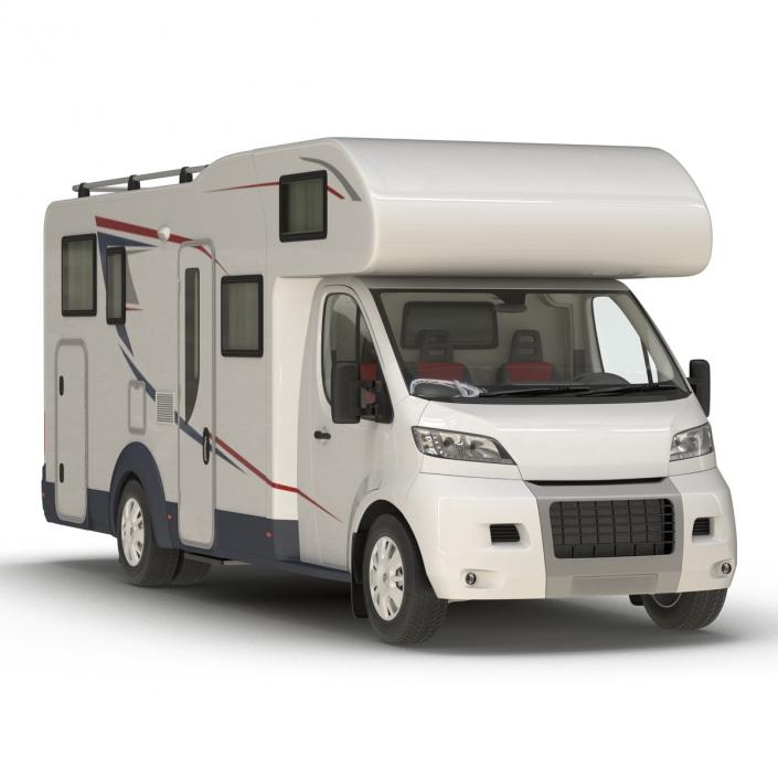 3D Motorhome Generic Simple Interior model