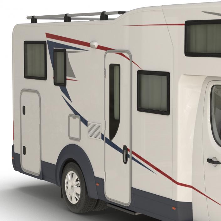 3D Motorhome Generic Simple Interior model