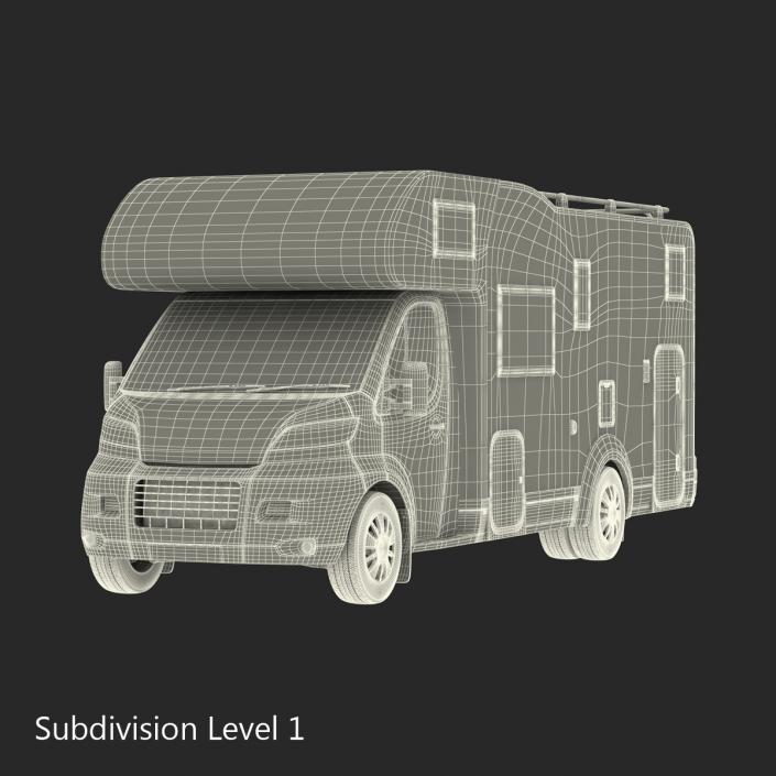 3D Motorhome Generic Simple Interior model