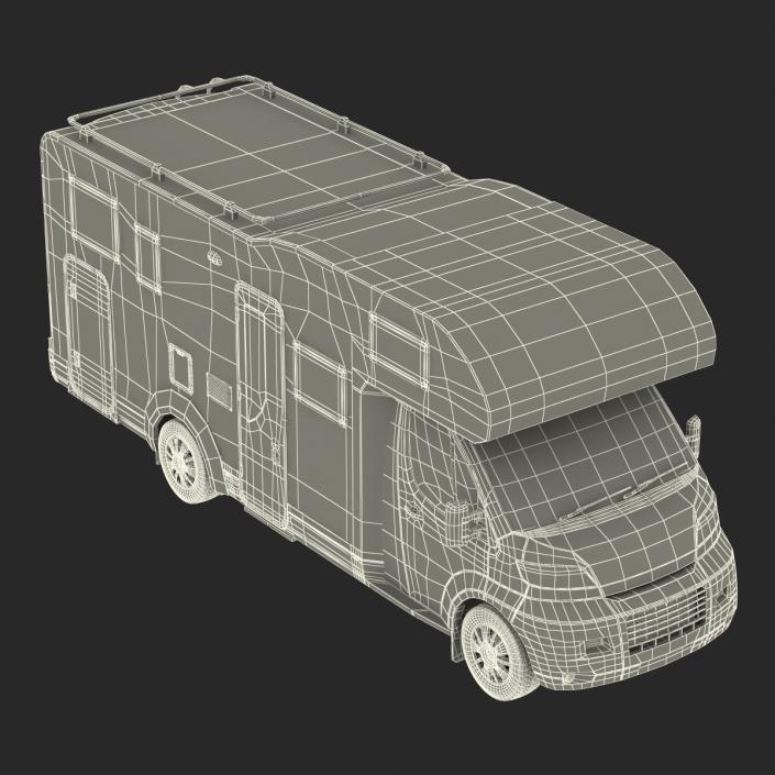 3D Motorhome Generic Simple Interior model