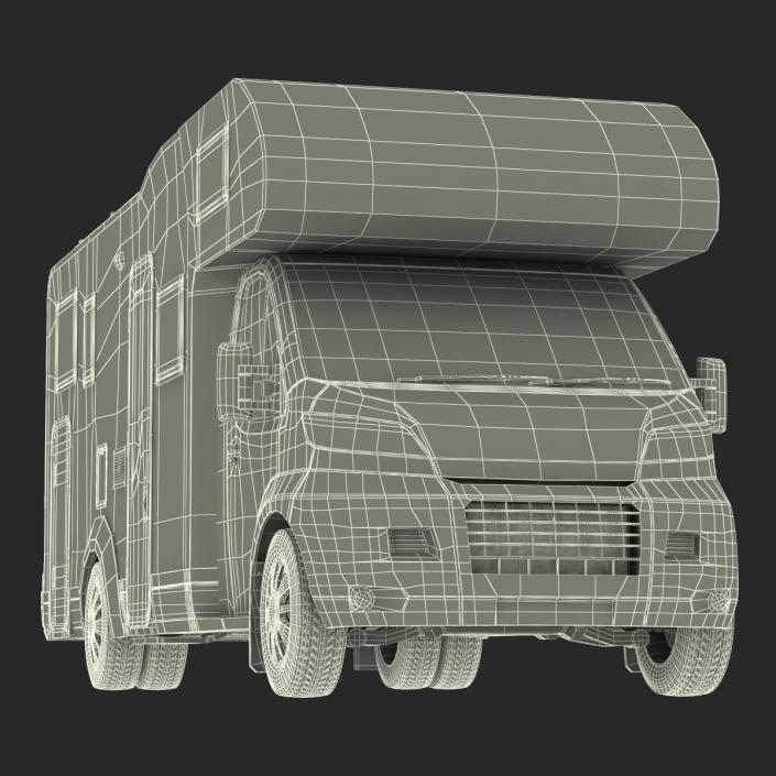 3D Motorhome Generic Simple Interior model