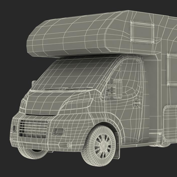 3D Motorhome Generic Simple Interior model