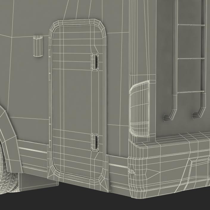 3D Motorhome Generic Simple Interior model