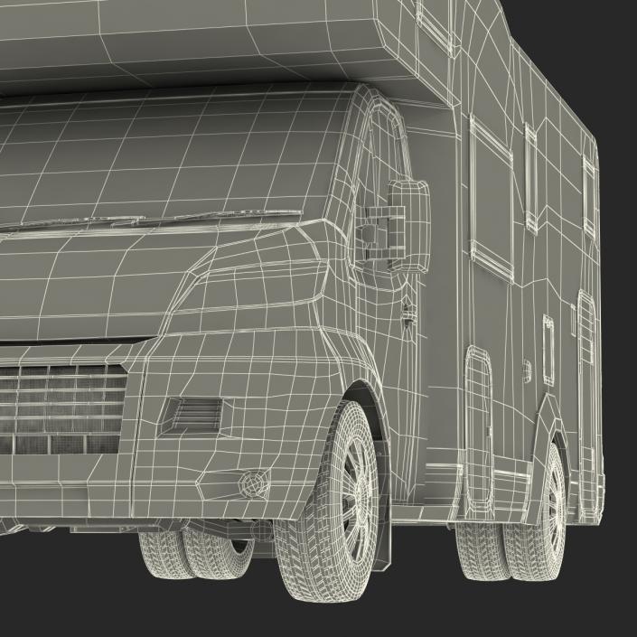 3D Motorhome Generic Simple Interior model