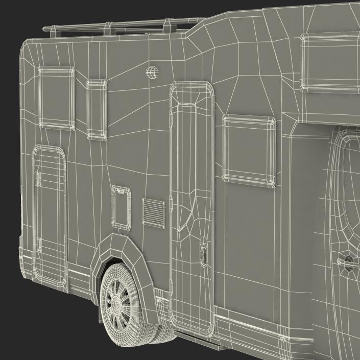 3D Motorhome Generic Simple Interior model