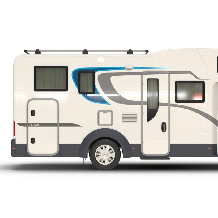 3D Tag Axle Motorhome Simple Interior 2