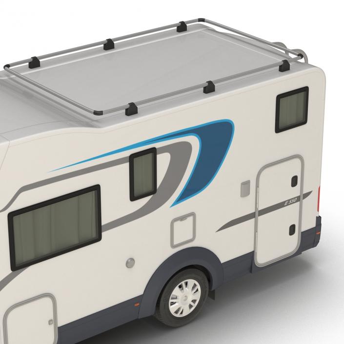 3D Tag Axle Motorhome Simple Interior 2