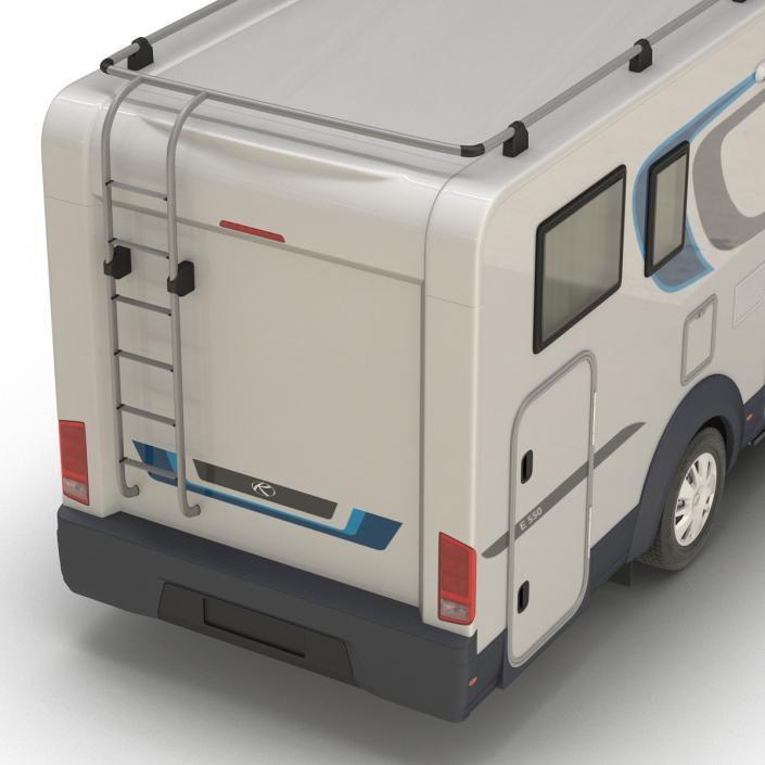 3D Tag Axle Motorhome Simple Interior 2