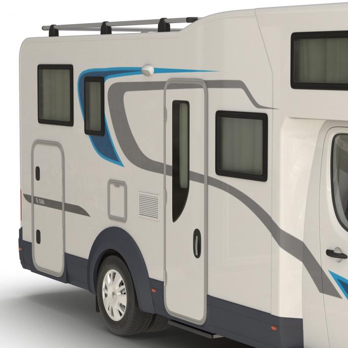 3D Tag Axle Motorhome Simple Interior 2