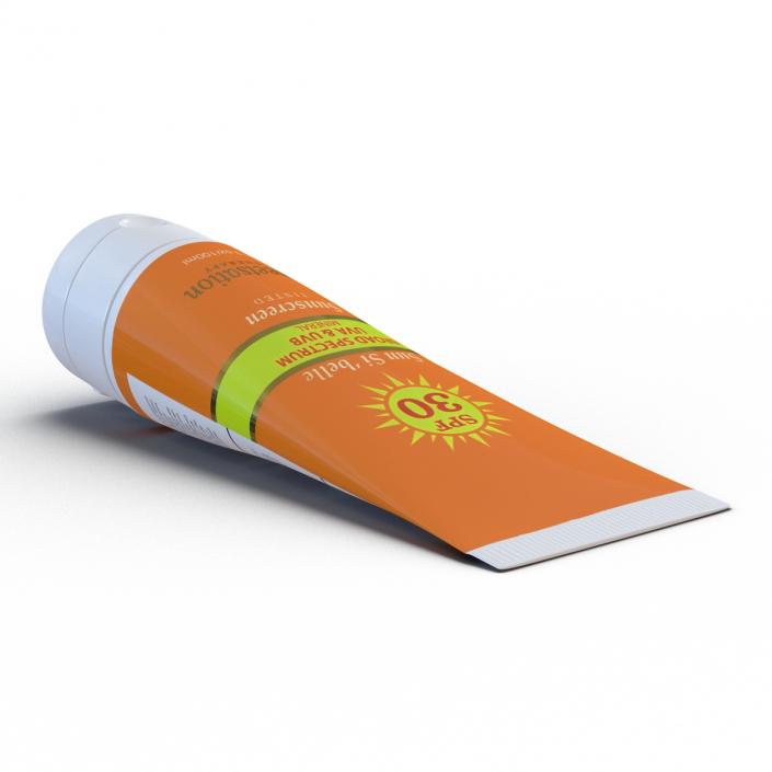 Sunscreen Tube 3D model