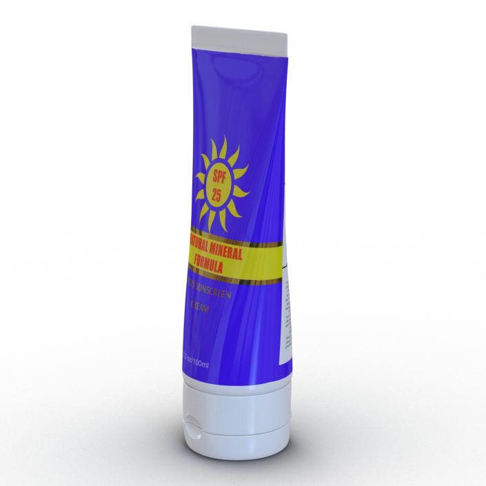 Sunscreen Tube Generic 2 3D model