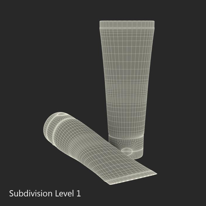 Sunscreen Tube Generic 2 3D model