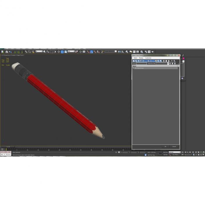 Short Pencil 3D