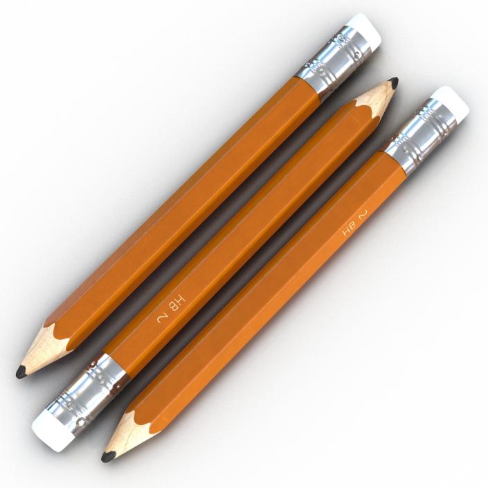 3D model Short Pencil Generic