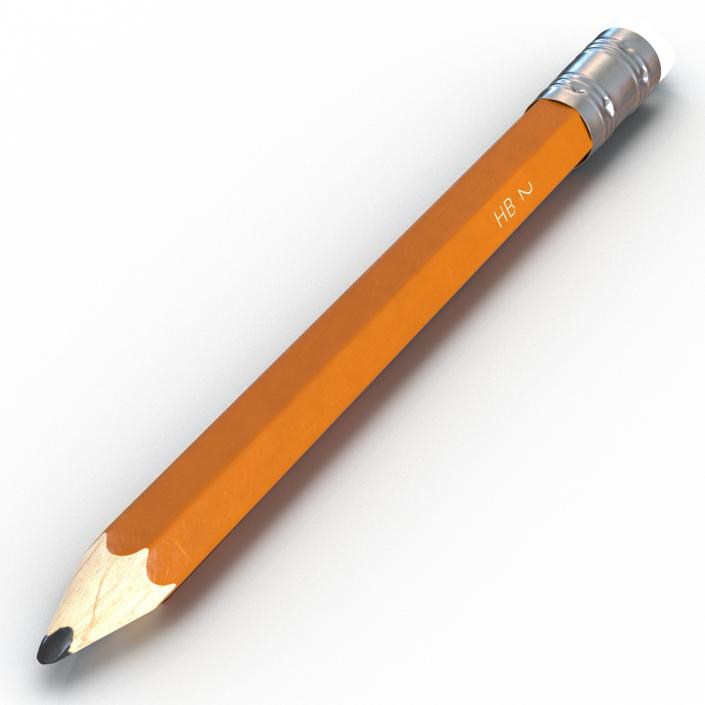 3D model Short Pencil Generic