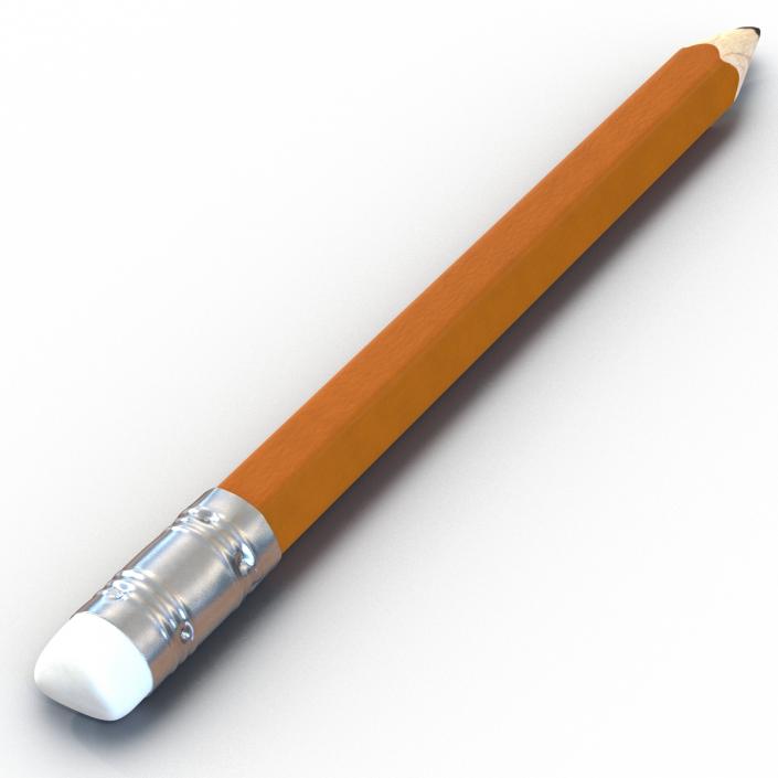 3D model Short Pencil Generic