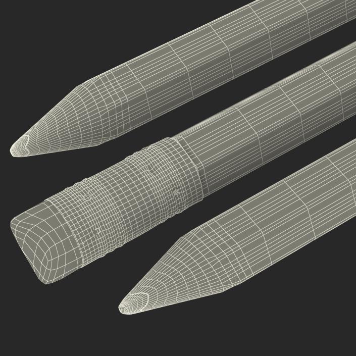 3D model Short Pencil Generic