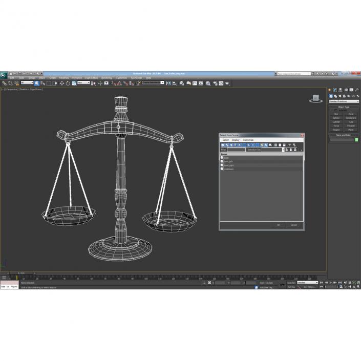 3D model Law Scales