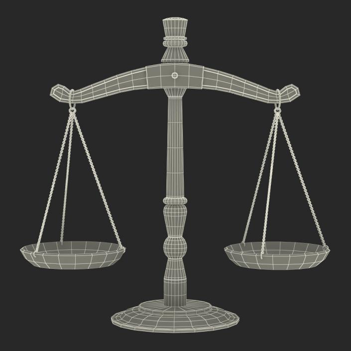 3D model Law Scales