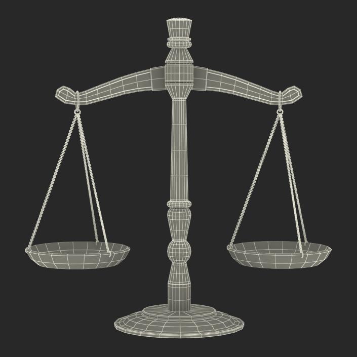 3D model Law Scales