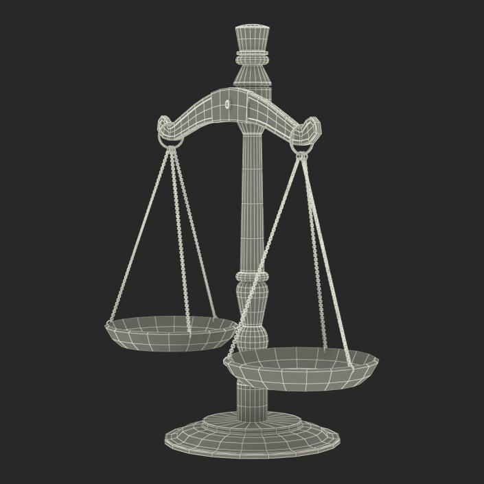 3D model Law Scales