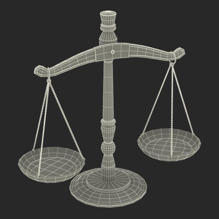 3D model Law Scales