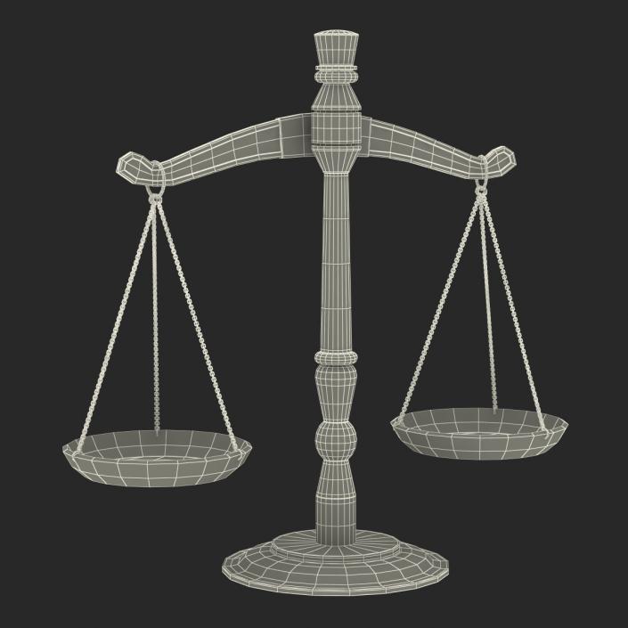 3D model Law Scales