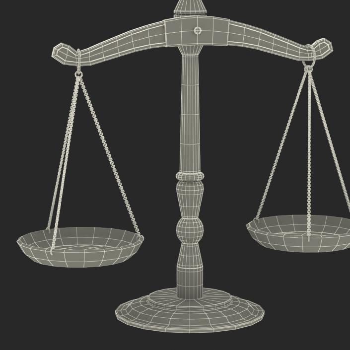 3D model Law Scales