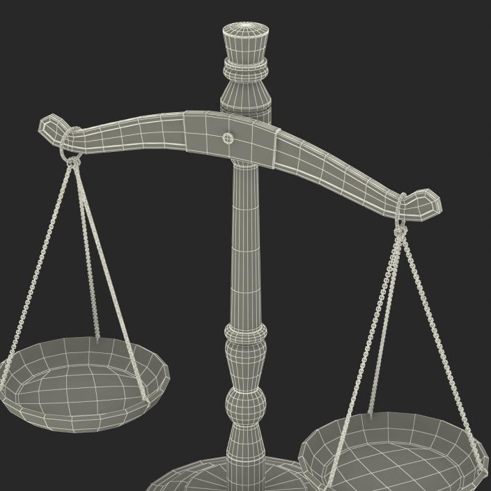 3D model Law Scales