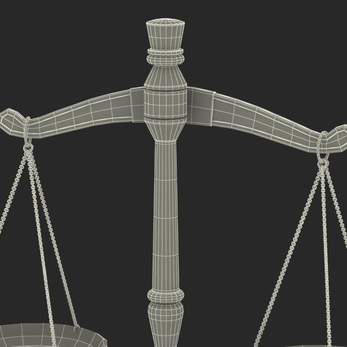 3D model Law Scales