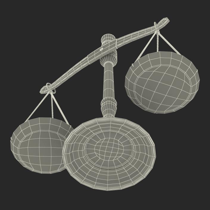 3D model Law Scales