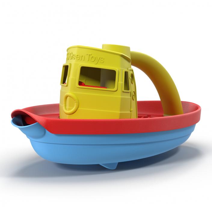 3D Tugboat Bath Toy