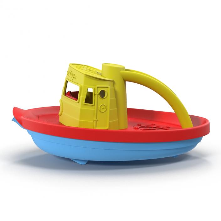 3D Tugboat Bath Toy