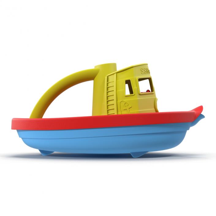 3D Tugboat Bath Toy