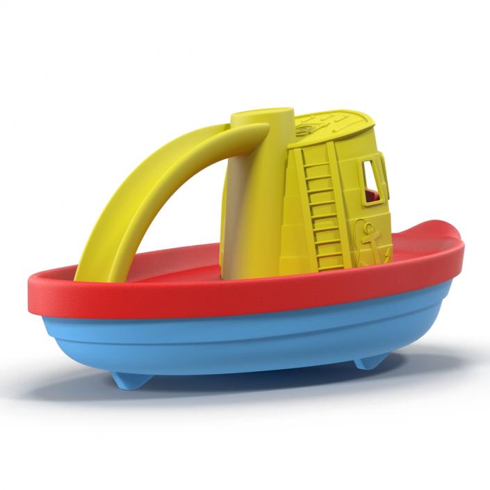 3D Tugboat Bath Toy