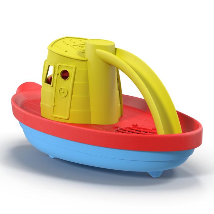 3D Tugboat Bath Toy