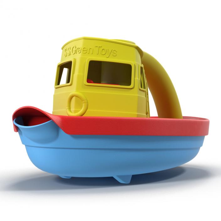 3D Tugboat Bath Toy