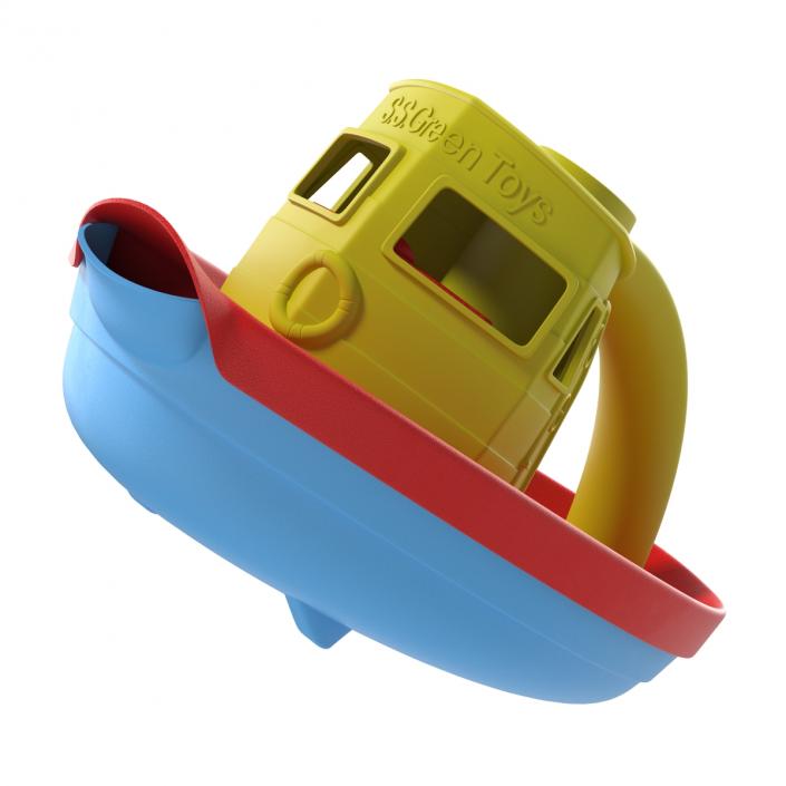 3D Tugboat Bath Toy