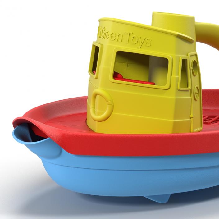 3D Tugboat Bath Toy