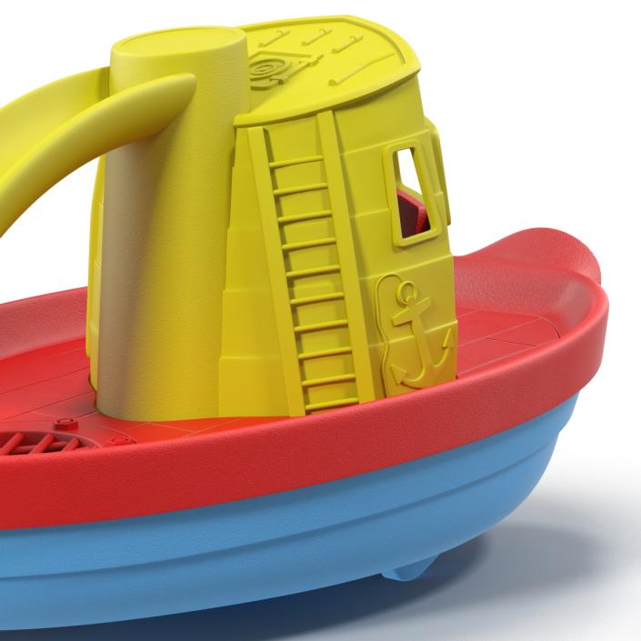 3D Tugboat Bath Toy