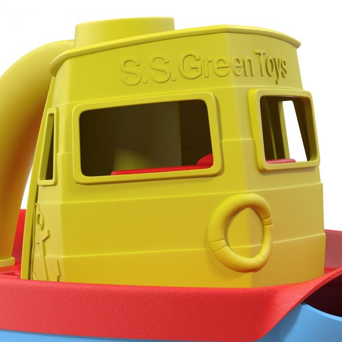 3D Tugboat Bath Toy