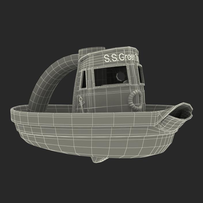 3D Tugboat Bath Toy