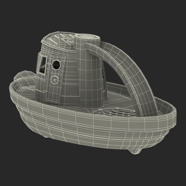 3D Tugboat Bath Toy