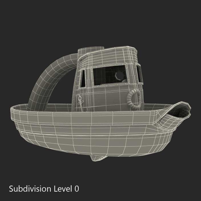 Tugboat Bath Toy Generic 3D model